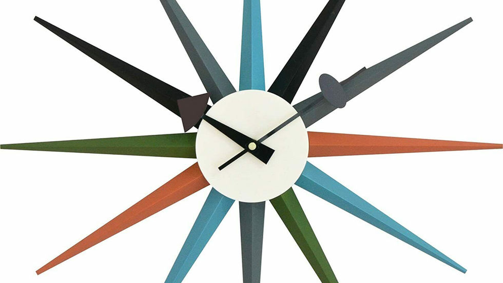 Wall Clocks - Sunburst Clock George Nelson, 1948 -1960