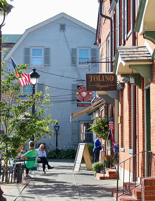 Photo outside a coffee shop in Stroudsburg, PA. 