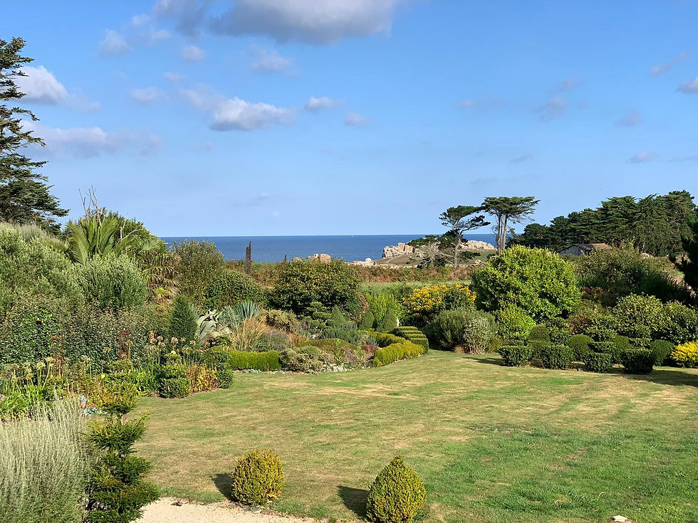 Vue mer du jardin
