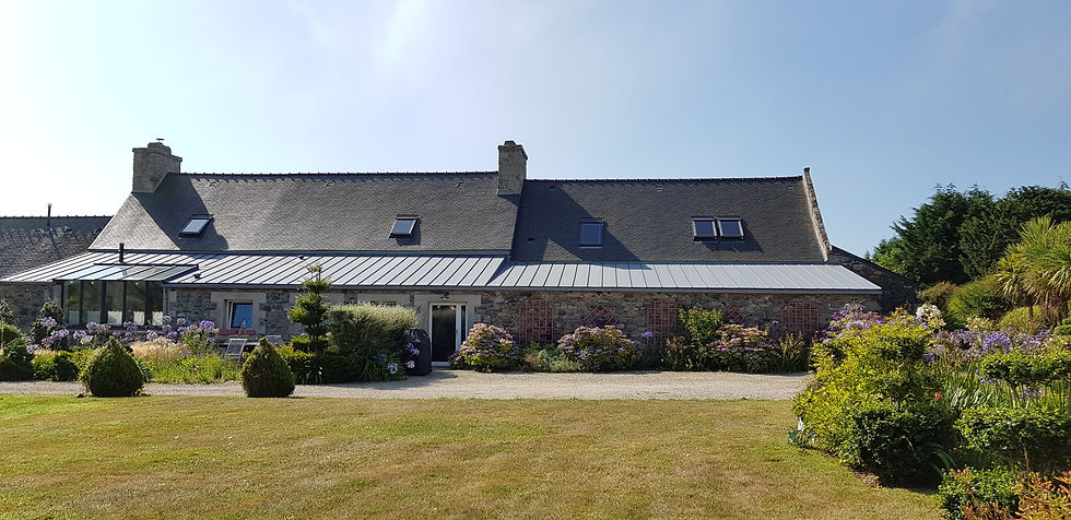 Vue arrière de la maison