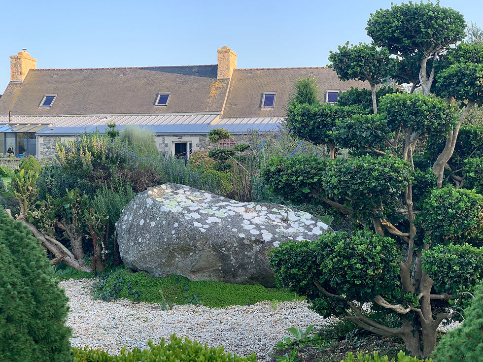 Vue arrière de la maison