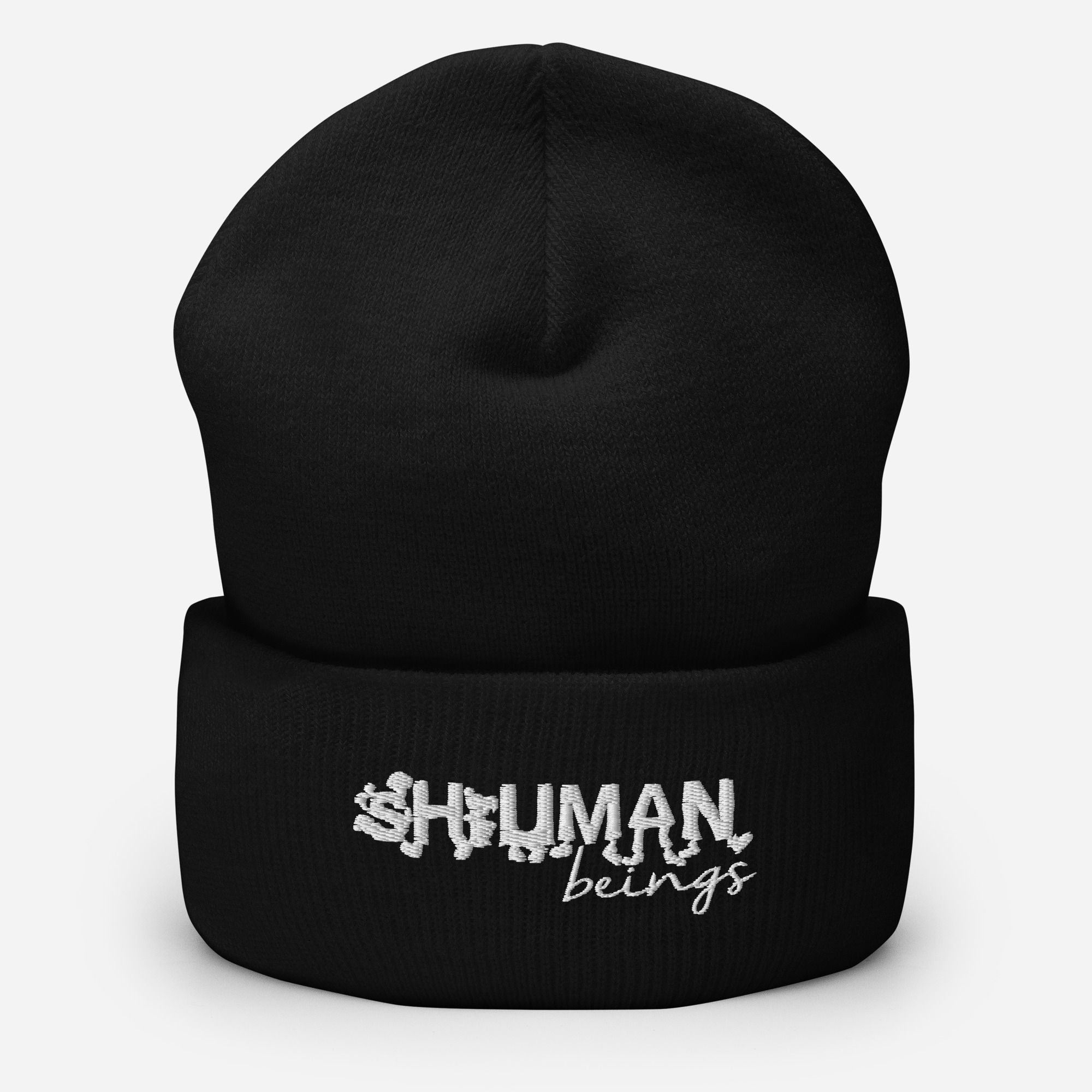sHrUMAN Beings Cuffed Beanie