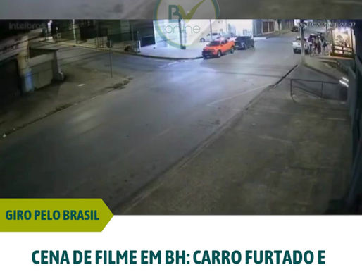 Cena digna de Velozes e Furiosos foi registrada em Belo Horizonte.