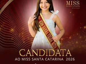 Alícia Lima representará Barra Velha no Miss Santa Catarina