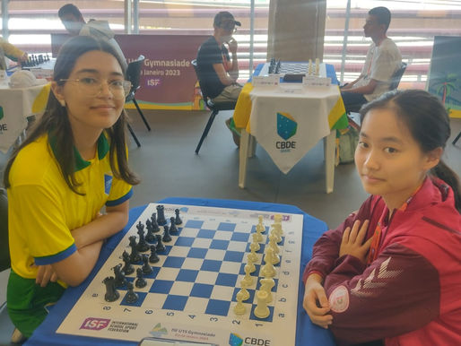 Resultado histórico: enxadrista de Penha conquista quarta colocação no Mundial Escolar