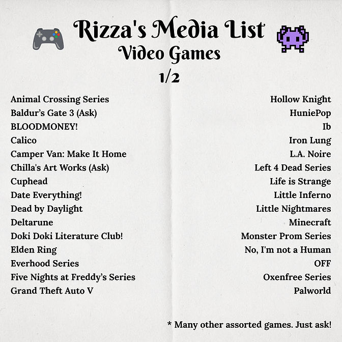 Rizza's Media List - Video Games 1.jpg
