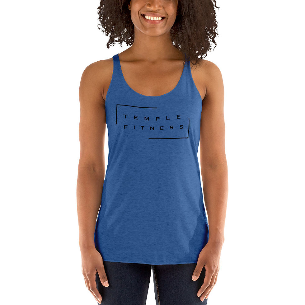 Thumbnail: Racerback Tank Black Logo