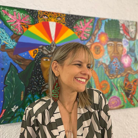 Exposição Esticando a Vista como a Linha do Horizonte Estica o Mundo, no Parque das Ruínas