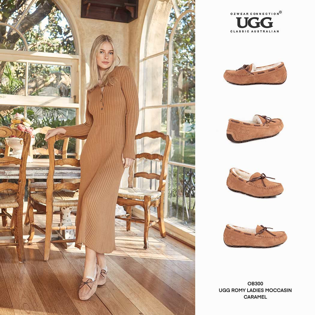 Ugg Romy Ladies Moccasin (Inner Wedge) OB 300