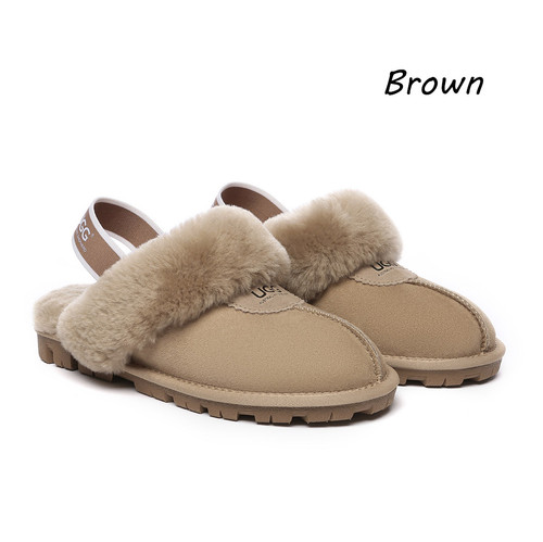 ★UGG AUSTRALIAN SHEPHERD★ウールストラップ付きスリッパ AUSTRALIAN SHEPHERD® UGG Sheepskin Wool Slingback Slippers