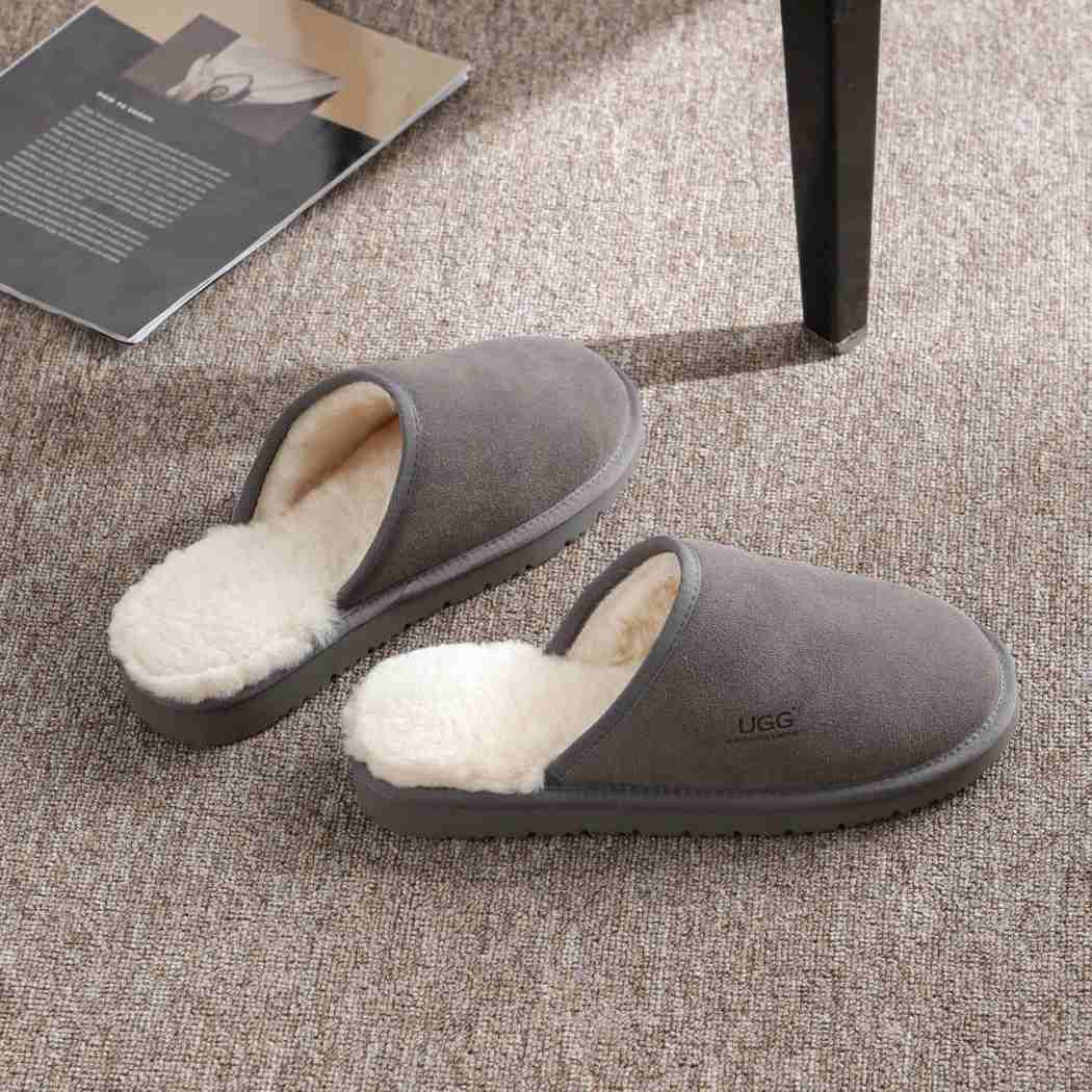 AUSTRALIAN SHEPHERD® Cruz Men’s Sheepskin Wool UGG Slippers AS 2036