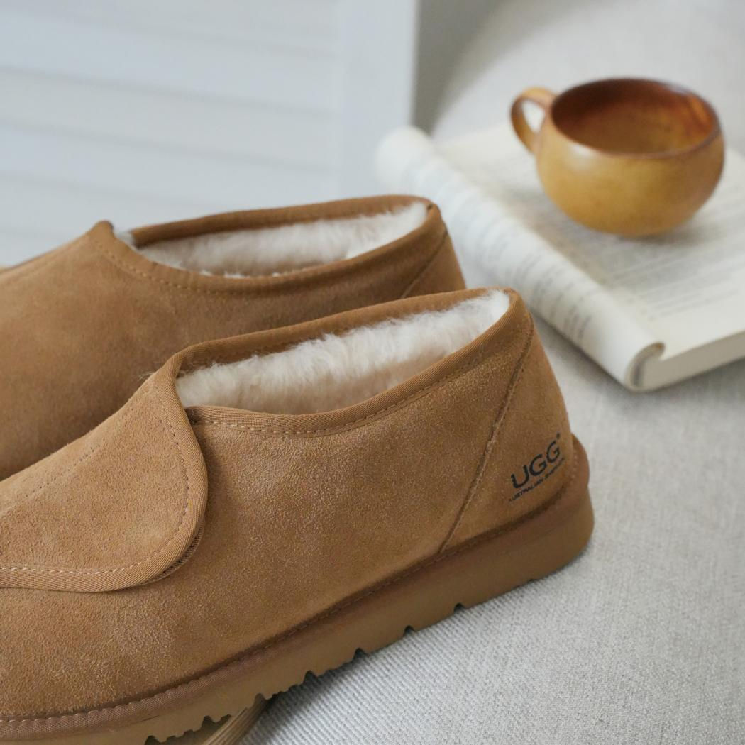 AUSTRALIAN SHEPHERD® UGG Slippers Sheepskin Wool Adjustable Tristen AS 2095