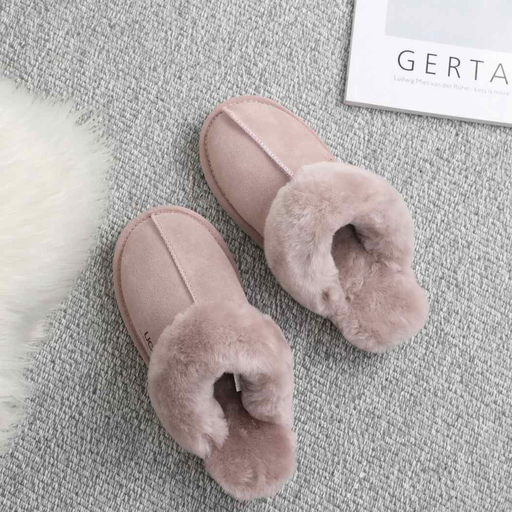 AUSTRALIAN SHEPHERD® UGG Slippers Premium Sheepskin Wool Muffin Special AS 2051