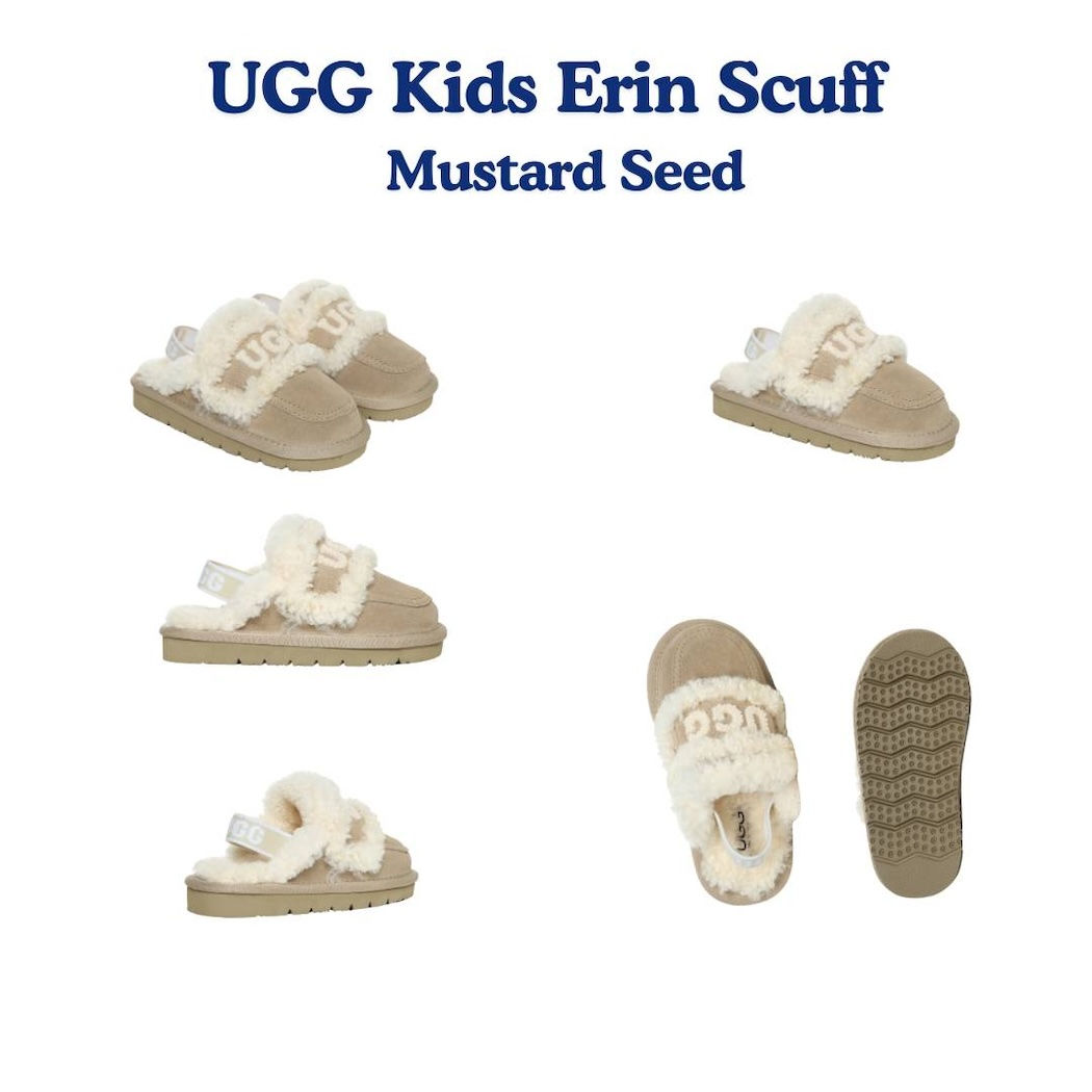 UGG Platinum Sheepskin Wool Kids Scuff DB143
