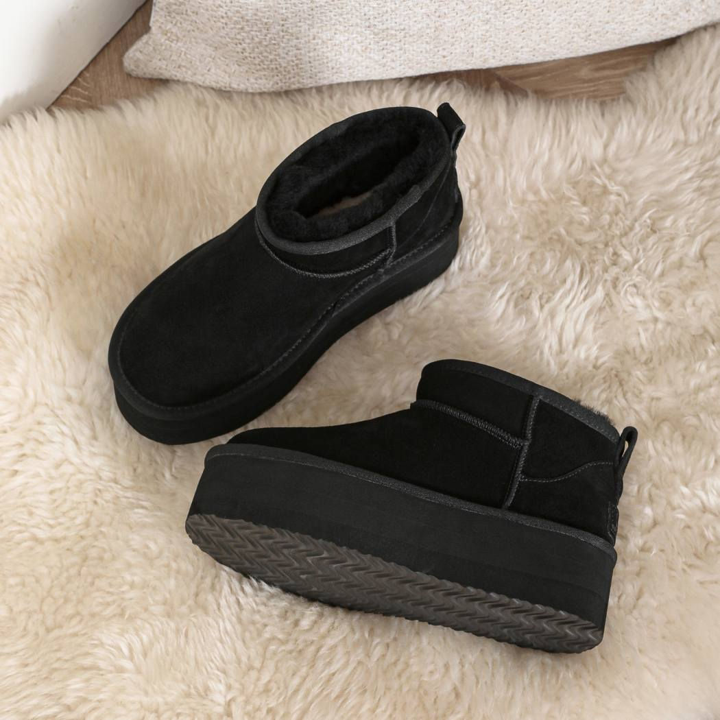 AUSTRALIAN SHEPHERD® UGG Boots Sheepskin Wool Ankle Ultra Platform SaylorAS 3067