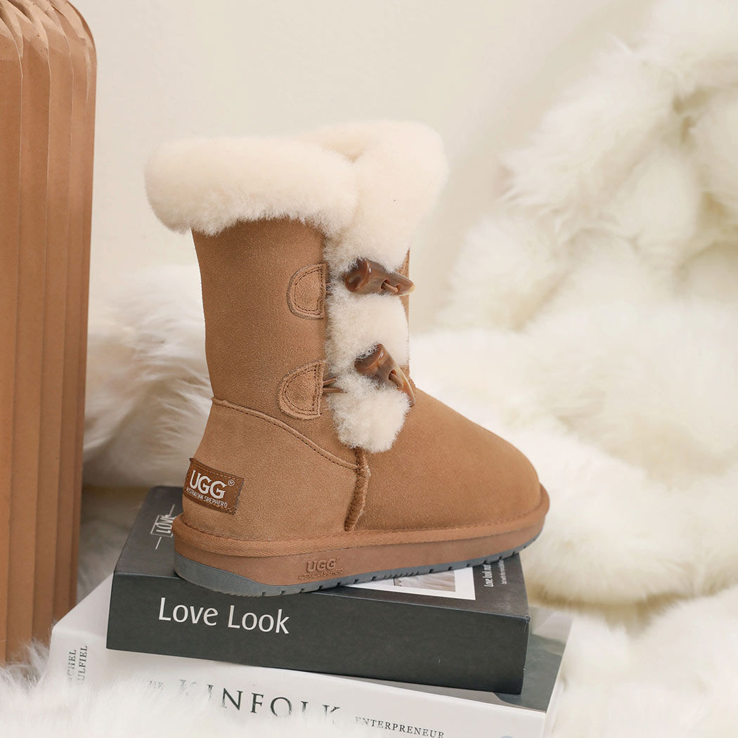 AUSTRALIAN SHEPHERD® UGG Boots Women Sheepskin Wool Horn Short Talia AS 3018