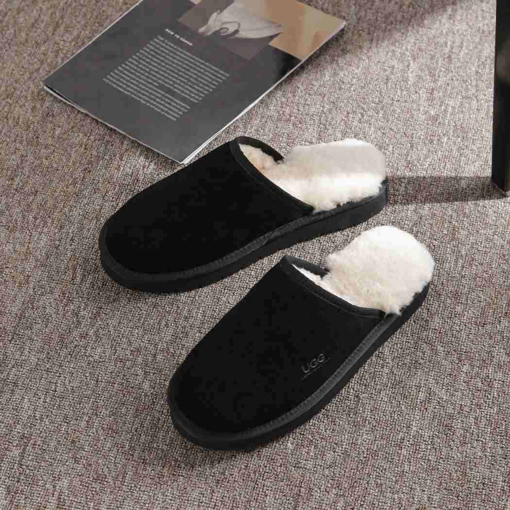 AUSTRALIAN SHEPHERD® Cruz Men’s Sheepskin Wool UGG Slippers AS 2036