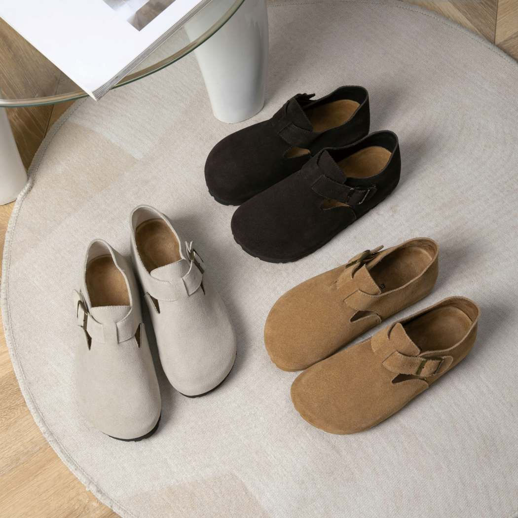 EVERAU® Adjustable Buckled Straps Slip-on Flat Sandals Brooke EA 7066