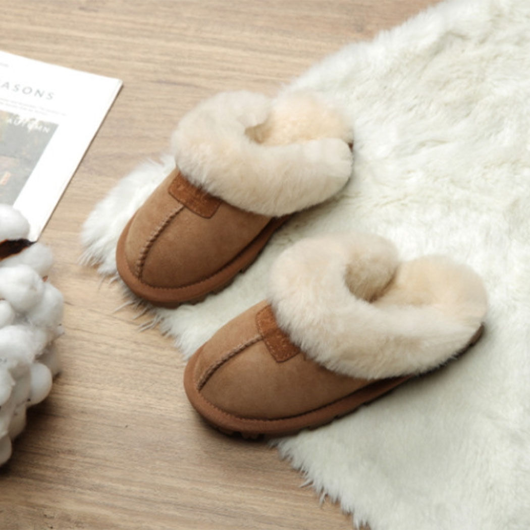 UGG Platinum Sheepskin Wool Kids Scuff DB 017