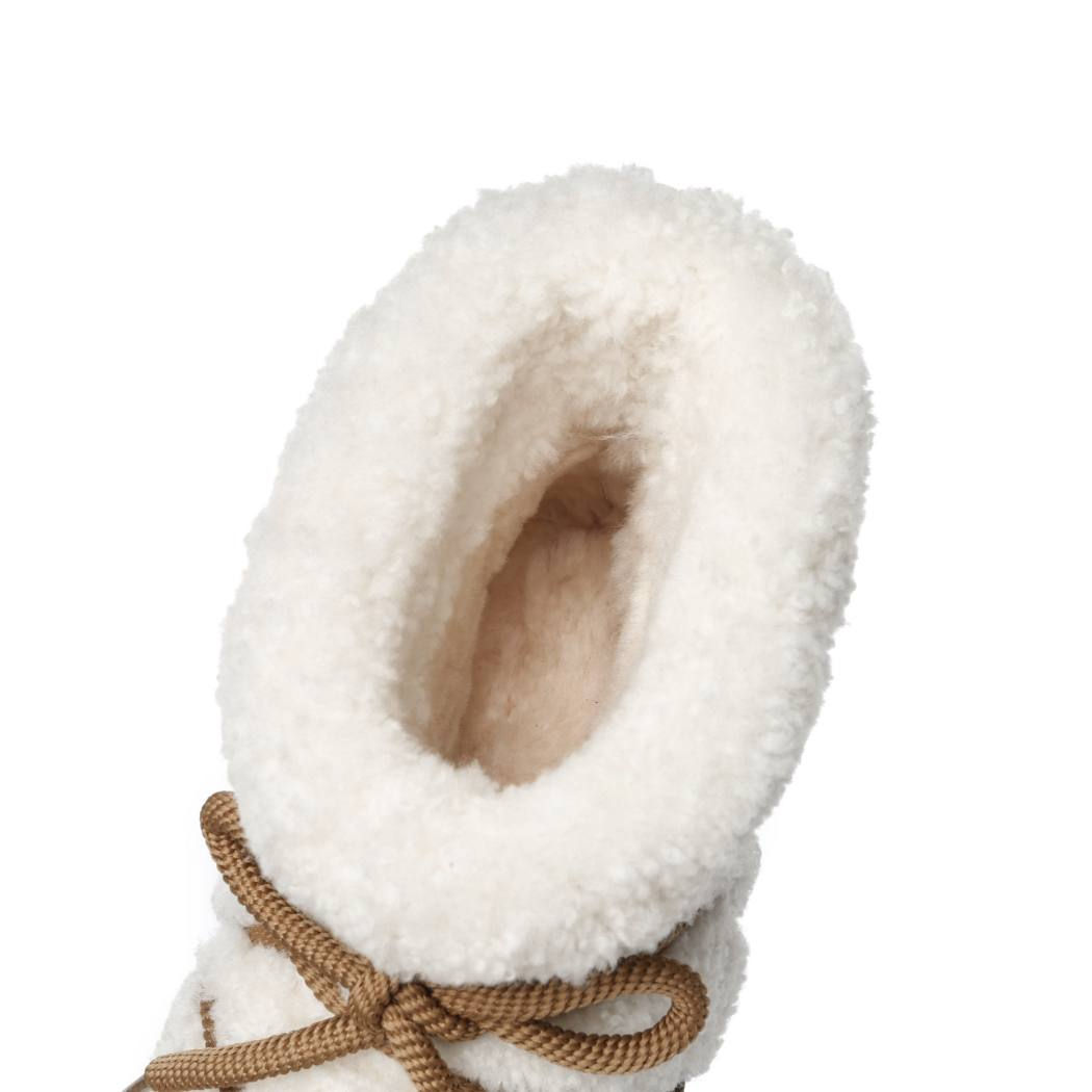 UGG EVERAU® UGG Boots Women Sheepskin Wool Ankle Platform Short Carmen UEA 3013