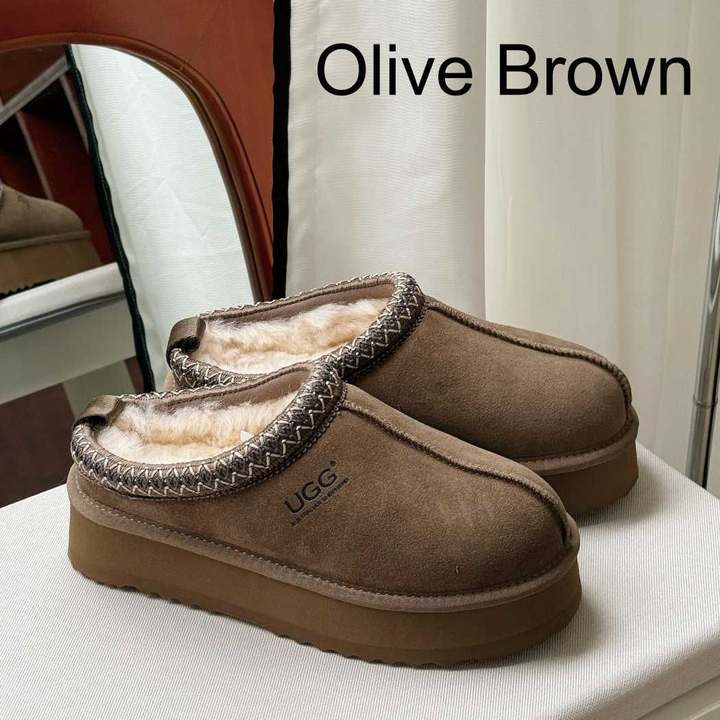AUSTRALIAN SHEPHERD® UGG Slippers Sheepskin Wool Ankle Platform TazzyTay AS 2114