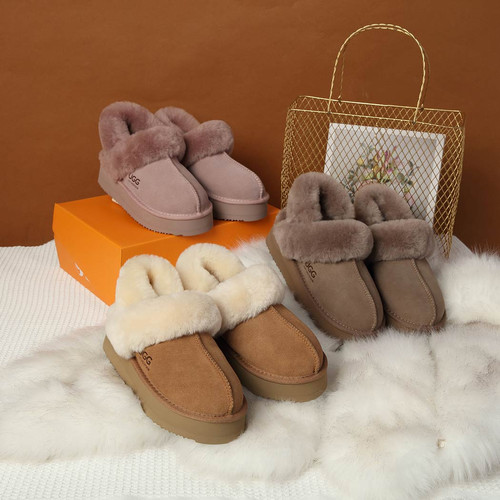 DK UGG Vana Fur Banding Slipper DK 111F | Ugg Sale Store