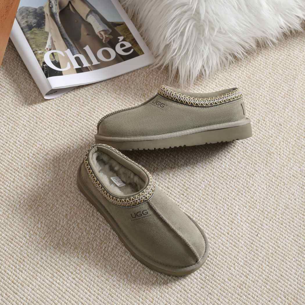 AUSTRALIAN SHEPHERD® UGG Slippers Sheepskin Wool Ankle Tazzy Hippie AS 2061