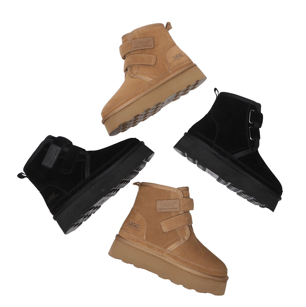 AUSTRALIAN SHEPHERD® UGG Women Sheepskin Platform Boots Vigour AS 3034