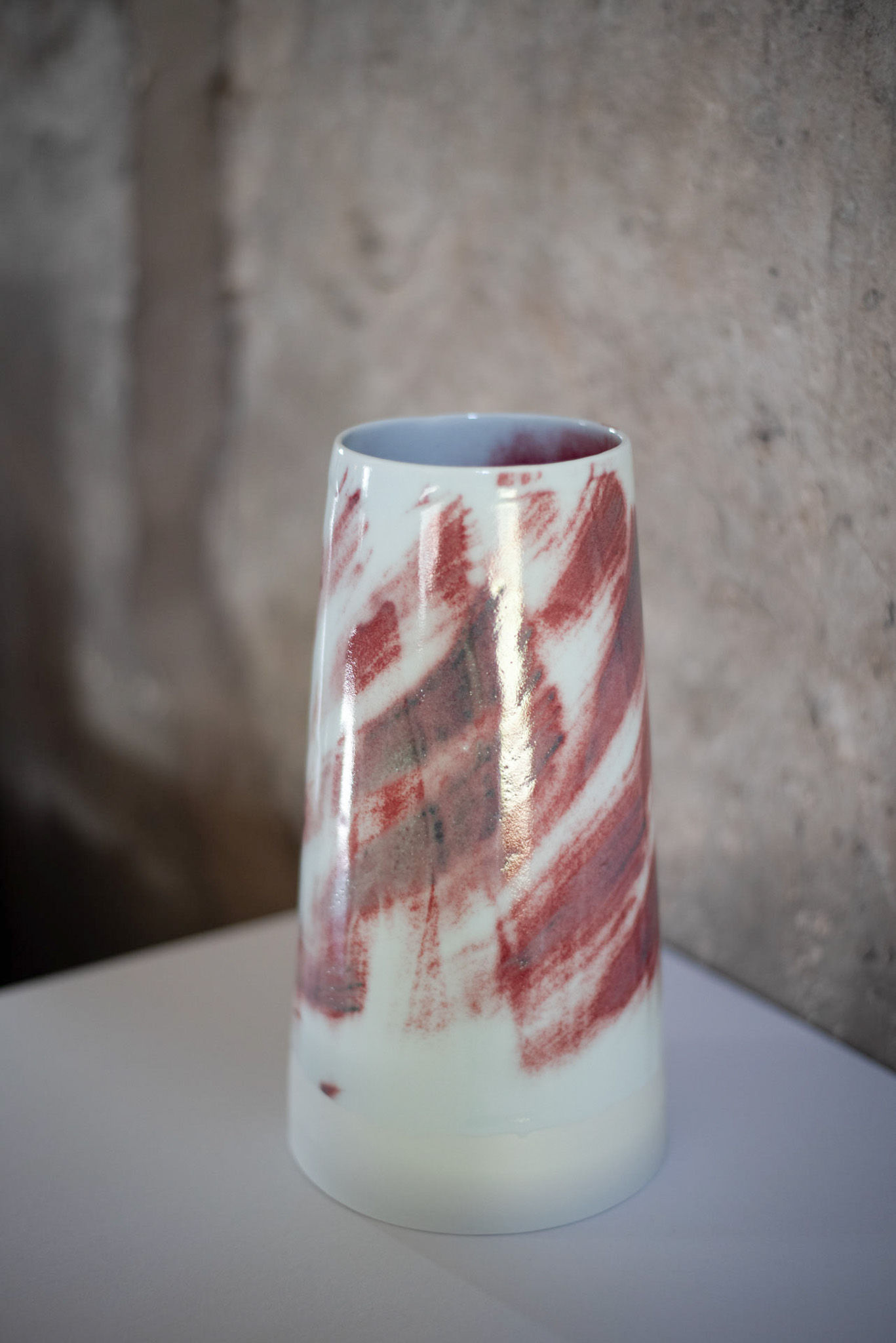 Chun Glazed & Copper Oxide Porcelain Vessel