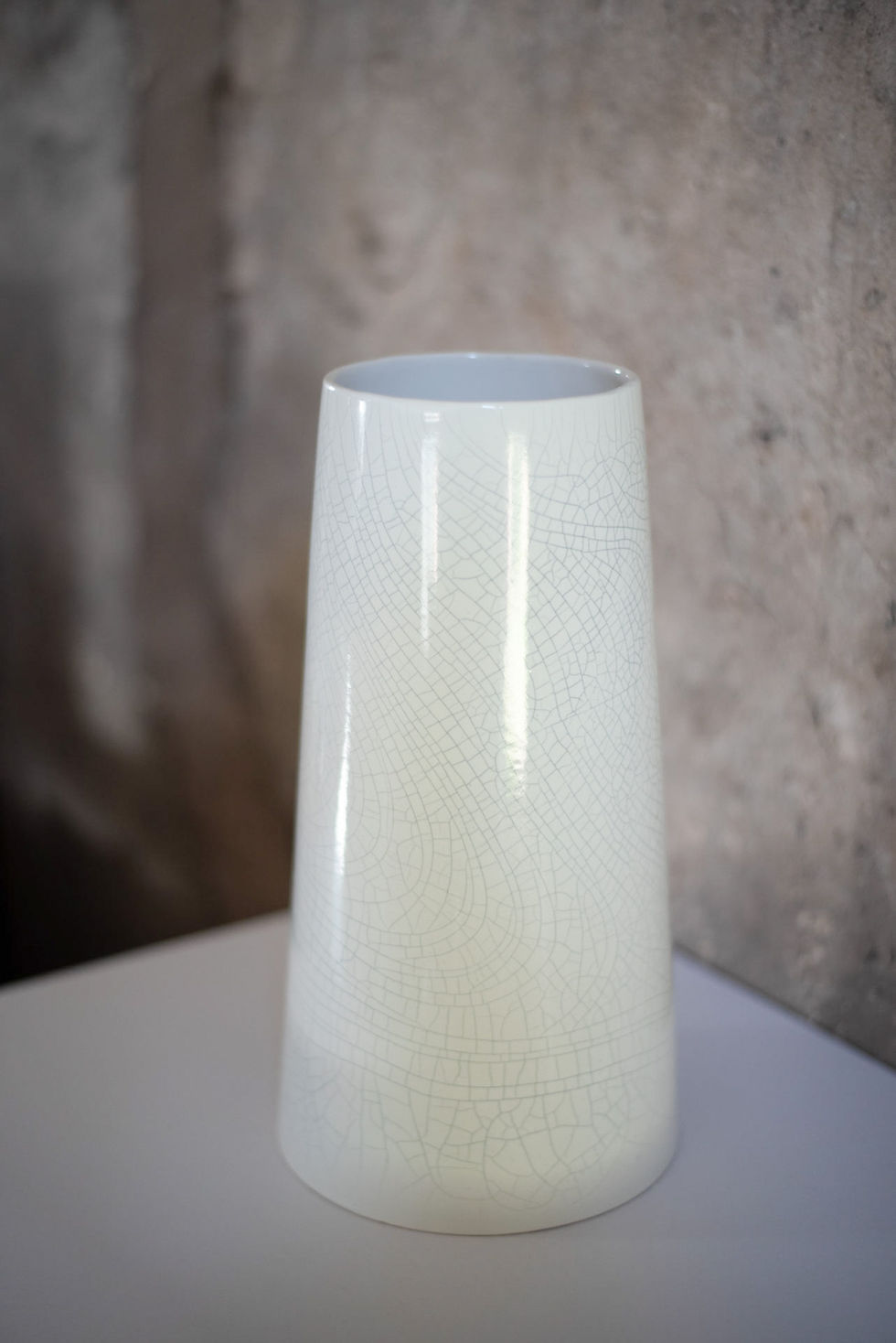 Thumbnail: Crackle Glazed Vessel