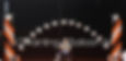 School talent show balloon arch and balloon columns setup