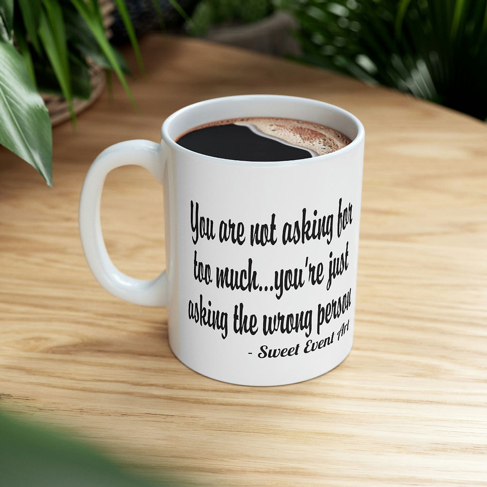Thumbnail: Wrong Person Ceramic Mug w/logo 11oz