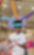 Showing off Colorful Balloon Hat with a balloon sword