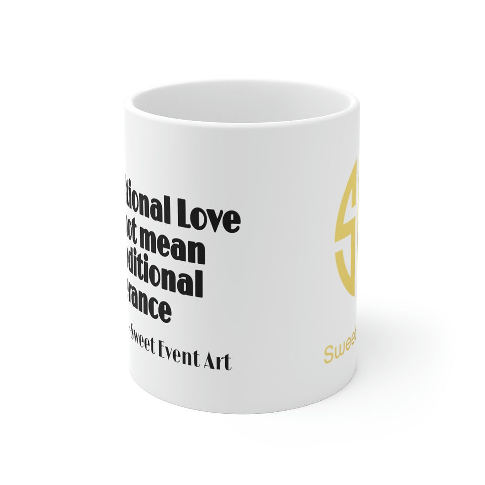 Thumbnail: Unconditional Ceramic Mug w/logo11oz 