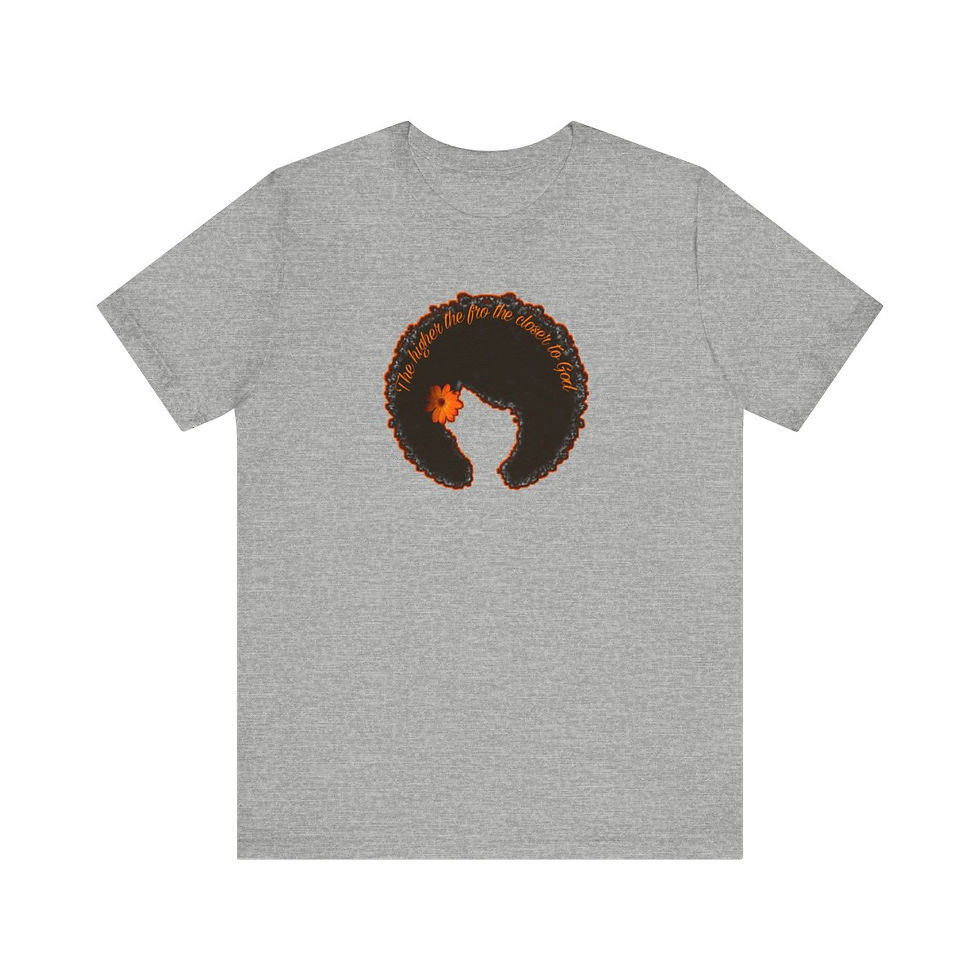 Thumbnail: Higher the fro - Unisex Jersey Short Sleeve Tee