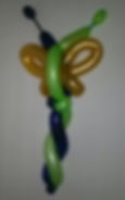 Twisted butterfly wand with fun colors