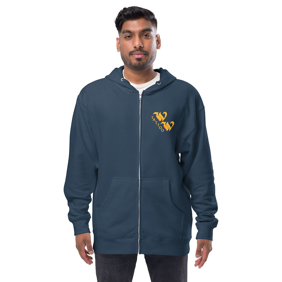 Thumbnail: UNISEX FLEECE ZIP UP HOODIE
