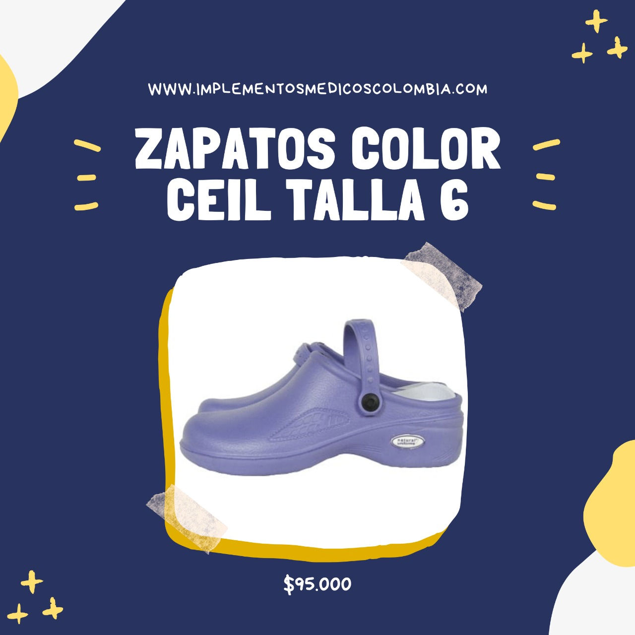 Zapatos Talla 6 - Color Azul Cielo