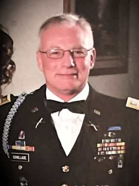 Veteran Anthony Schillace on the MJL Veteran's Freedom Mural by Michael & Jennifer Lude.   
