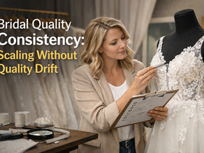 Bridal quality consistency is what separates scalable bridal retailers from chaotic growth. Here’s the a&bé playbook to prevent quality drift across locations—appointments, events, content systems, and manufacturer standards buyers can copy.