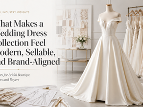 Learn what makes a modern wedding dress collection feel fresh, sellable, and aligned with a bridal boutique’s brand from a bridal gown manufacturer’s perspective.