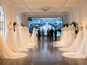 Professionelle Wedding Dress Factory Video Tour für B2B-Einkäufer