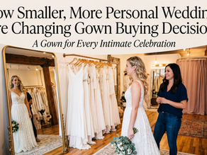 Discover how smaller personal weddings are changing gown buying decisions, and what bridal boutiques should adjust in styling, assortment, and sourcing to stay commercially relevant.