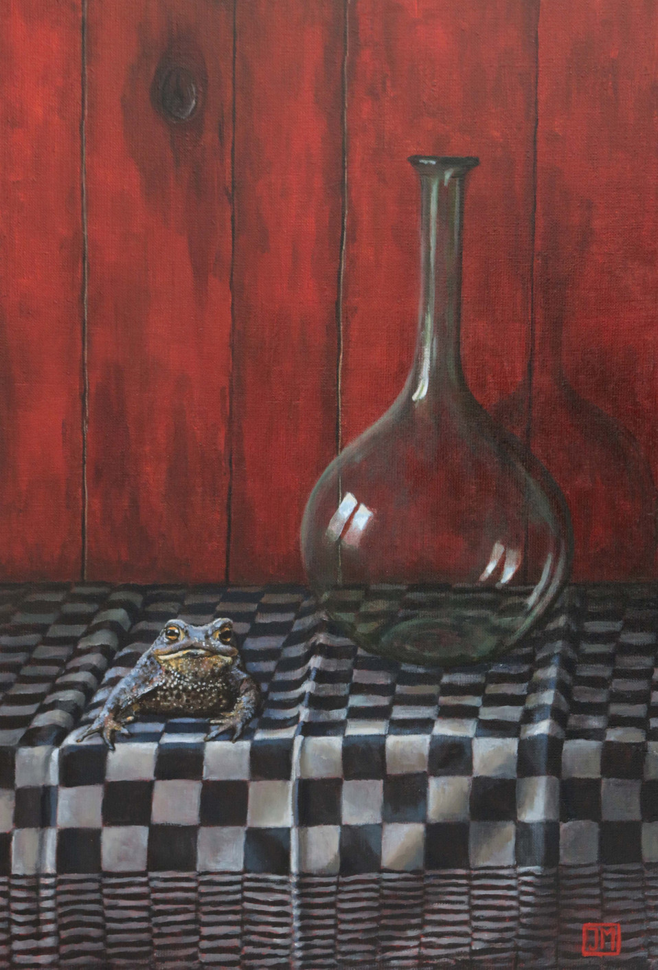 De pad - olieverf op linnen - 40x60cm