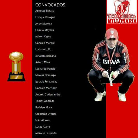 LOS 20 QUE VAN POR LA RECOPA