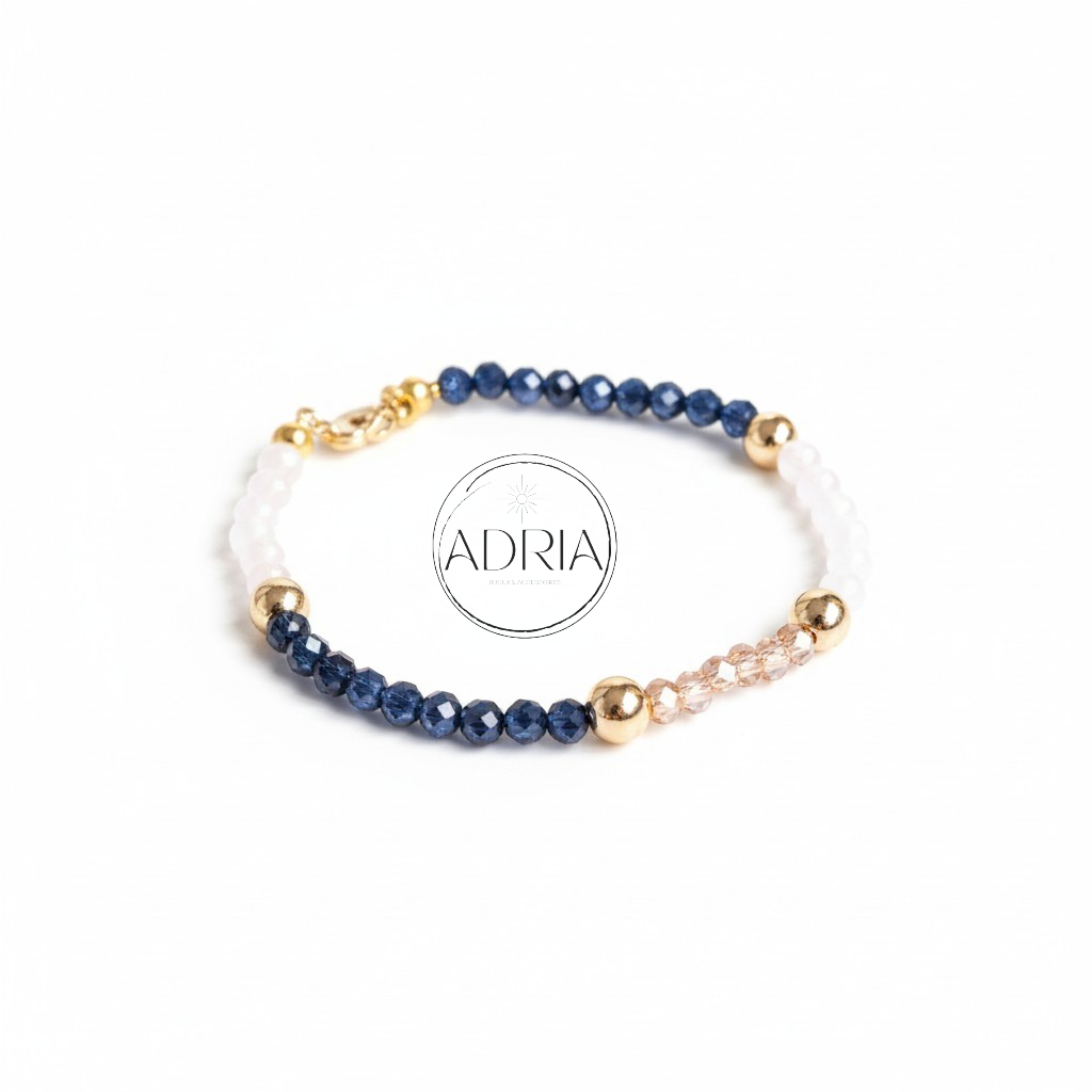 Bracelet pour femme en perles de Lapis Lazuli - ref:LAP04