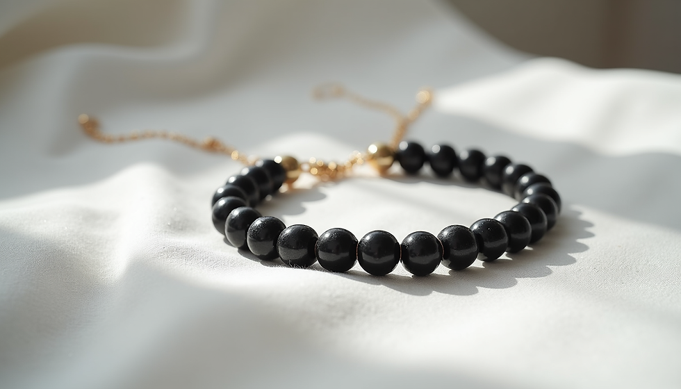 Bijou femme onyx noir : Collier en onyx noir, élégance et mystère