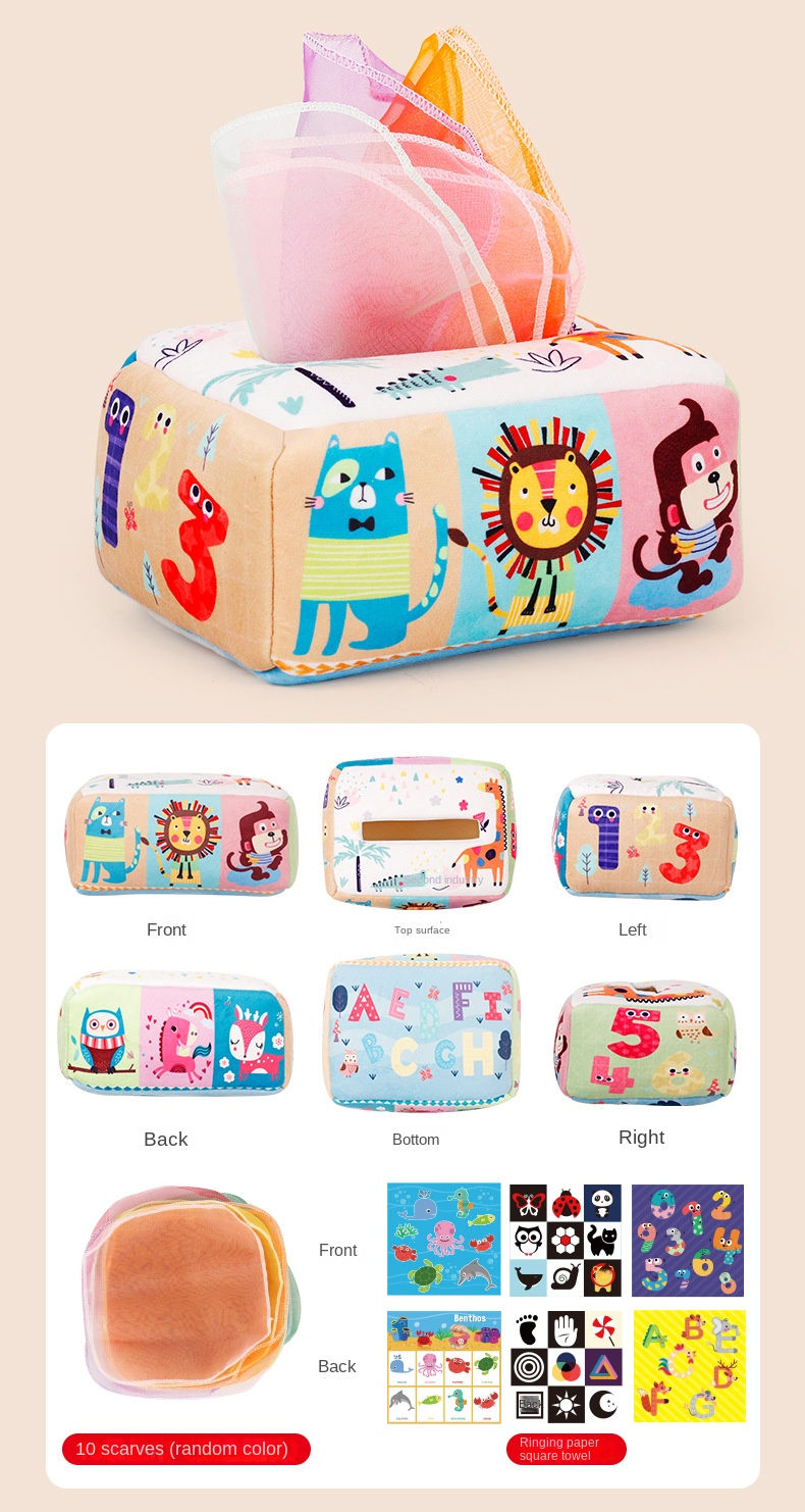 Thumbnail: Baby Montessori Toy,Magic Tissue Box,Educational Learning Activity Sensory Toy F