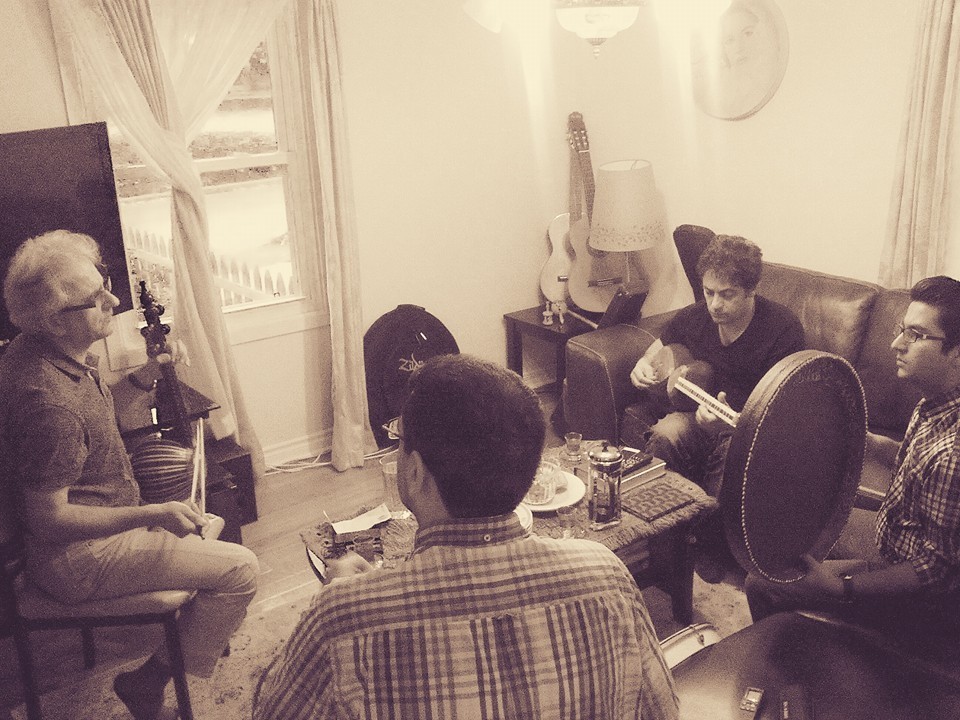 Rehearsal with Saeed Farajpouri and Amir Koushkani