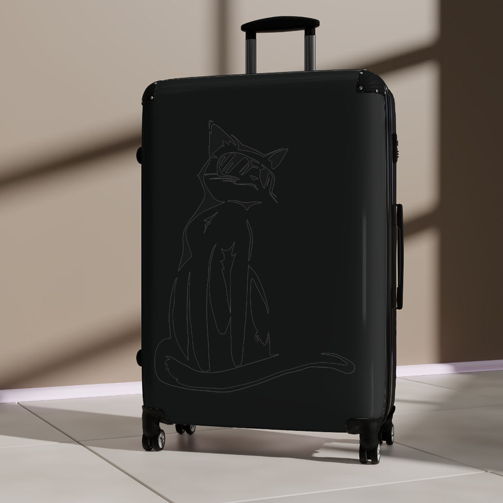 Thumbnail: Kitty Cool Carry-On Hardshell Suitcase